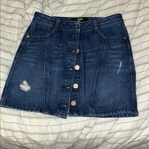 Denim Mini Skirt